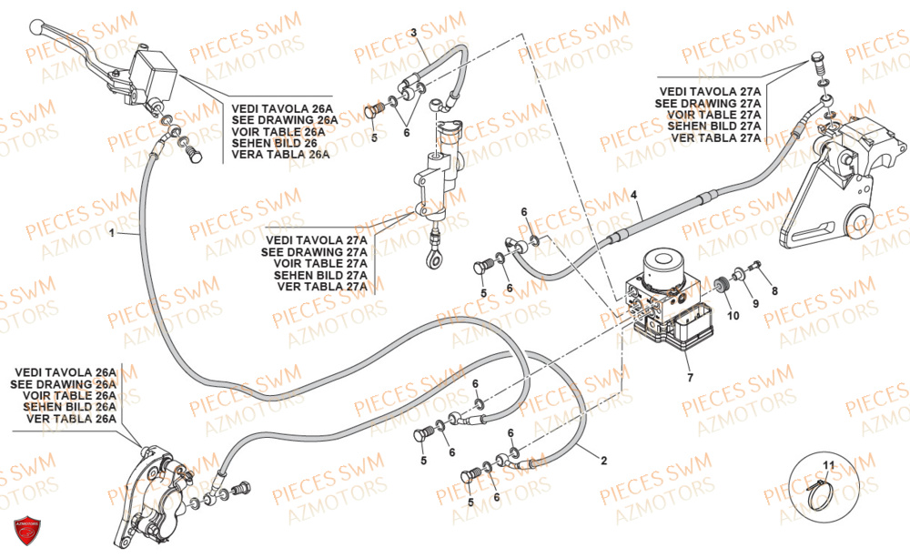 SYSTEME ABS AZMOTORS SIXDAYS 500 2020