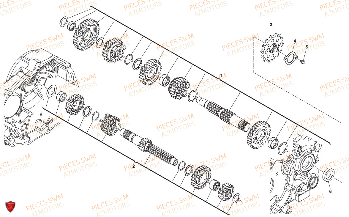 TRANSMISSION AZMOTORS SIXDAYS 440 2018