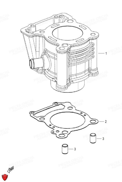 Cylindre pour SK01 125 Euro5