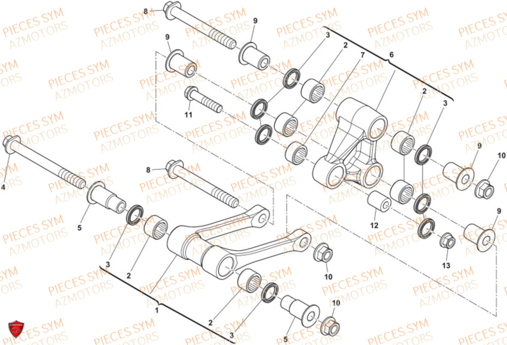 Bielle SWM Pieces SWM Origine SM 125 R EURO 5 (2023/2024)
