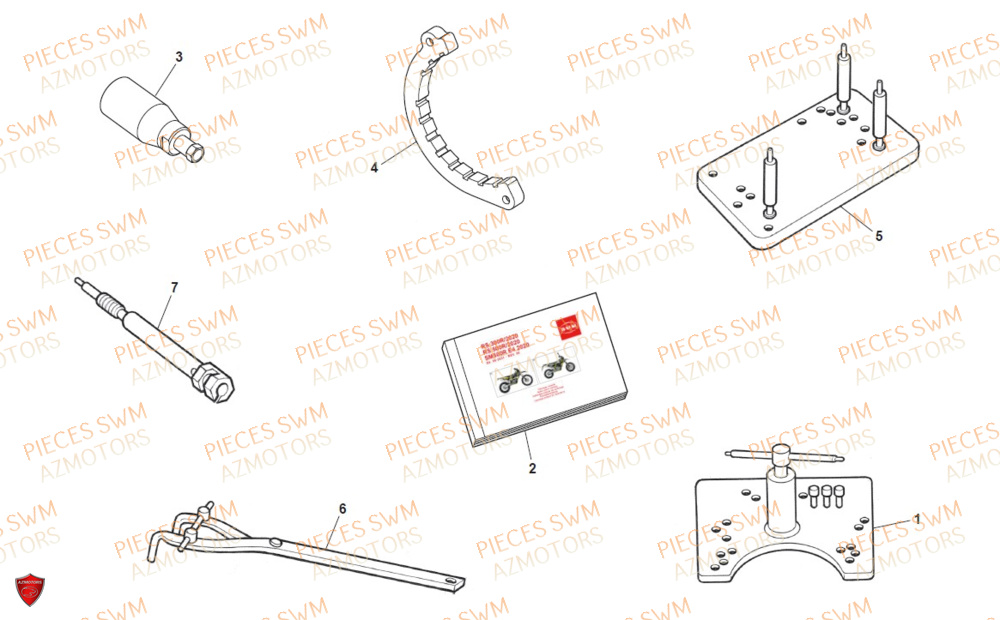 Manuel SWM Pieces SWM Origine SM 500R (2020)
