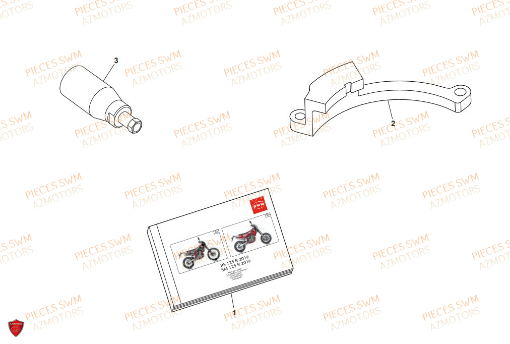 Manuel SWM Pieces SWM Origine SM 125R SUPERMOTARD FACTORY E4(2019)
