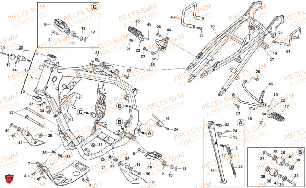 CADRE pour SM 500 R 2022