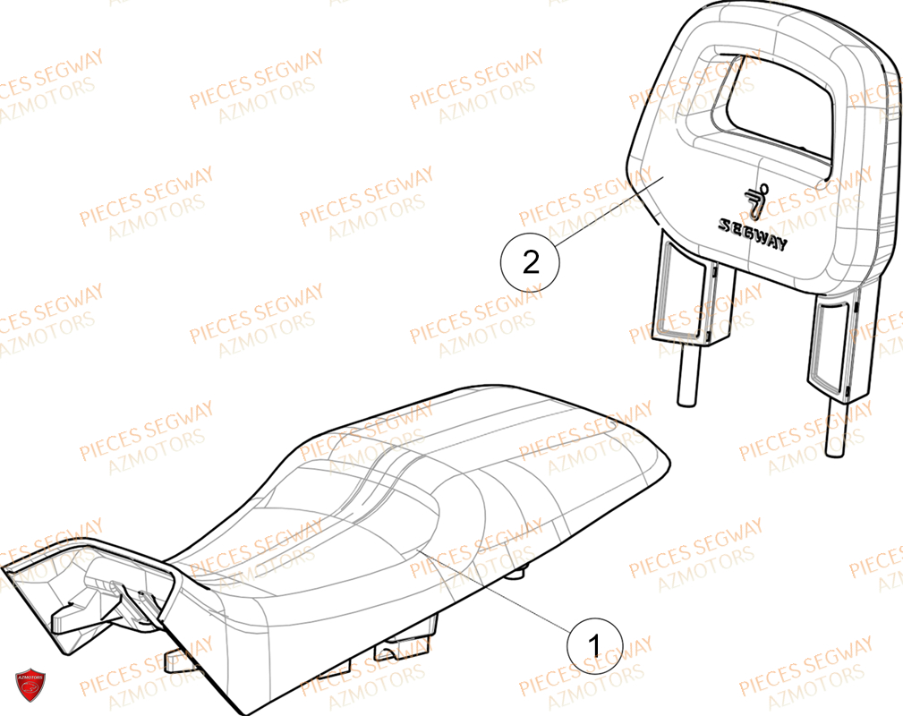 SELLE SEGWAY SNARLER AT6L DELUXE L