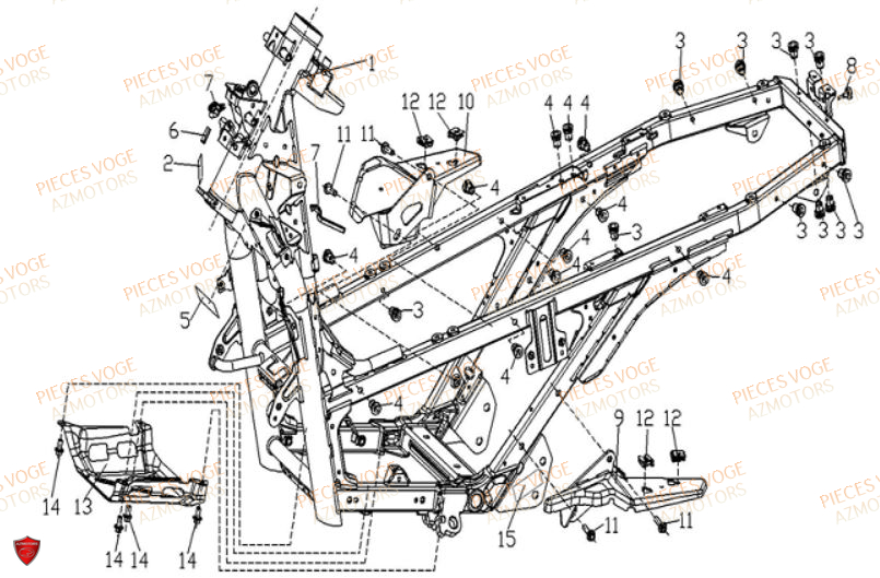 CADRE VOGE SR 4 MAX EURO 5