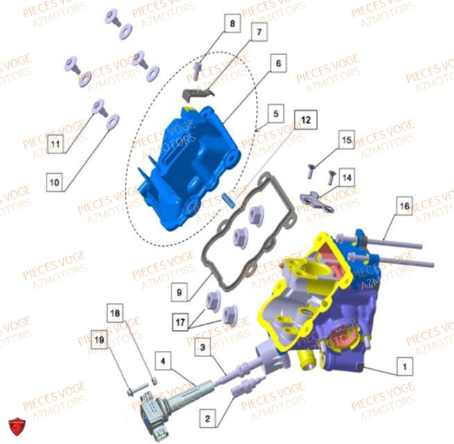 COUVRE CULASSE VOGE SR 4 MAX EURO 5