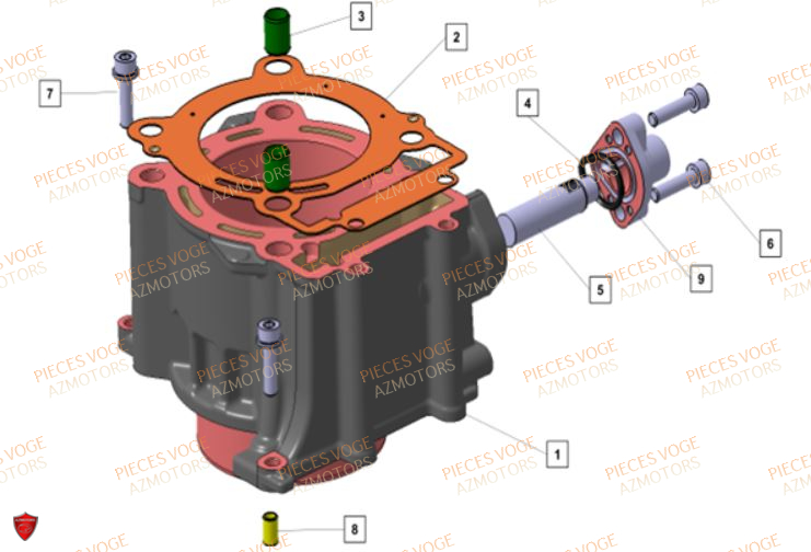 CYLINDRE VOGE SR 4 MAX EURO 5