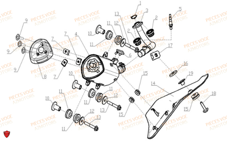 ECHAPPEMENT VOGE SR 4 MAX EURO 5