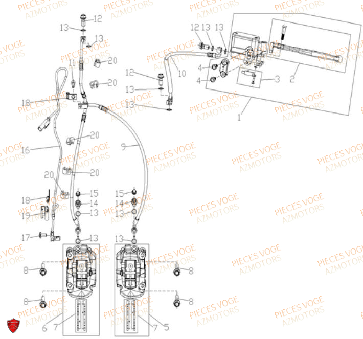 FREIN AVANT VOGE SR 4 MAX EURO 5