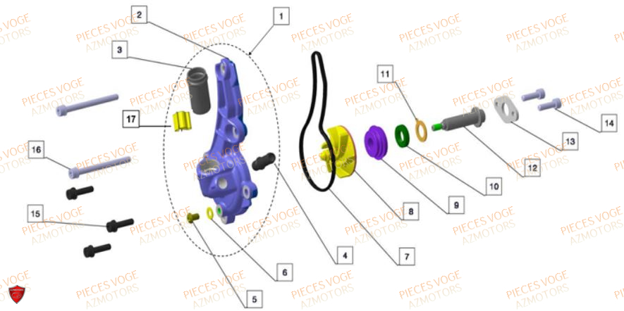 Pompe A Eau VOGE Pièces Voge SR 4 MAX EURO 5