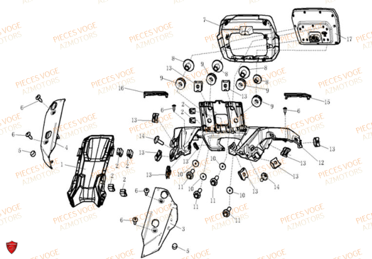 Tableau De Bord VOGE Pièces Voge SR 4 MAX EURO 5