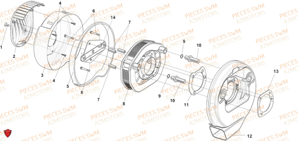 Filtre A Air  Pieces SWM Origine STORMBREAKER V 1200 2024