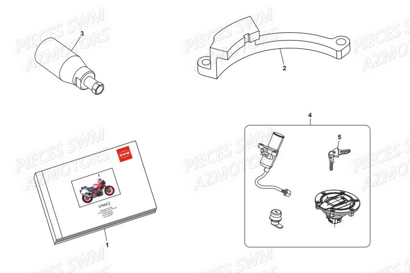 Manuel SWM Pieces SWM Origine VAREZ 125 E4 (2020)