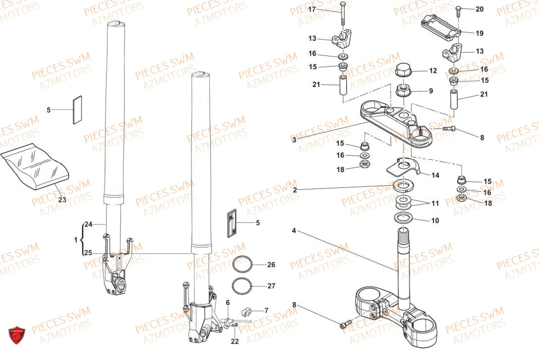 FOURCHE  SWM VAREZ 125 V