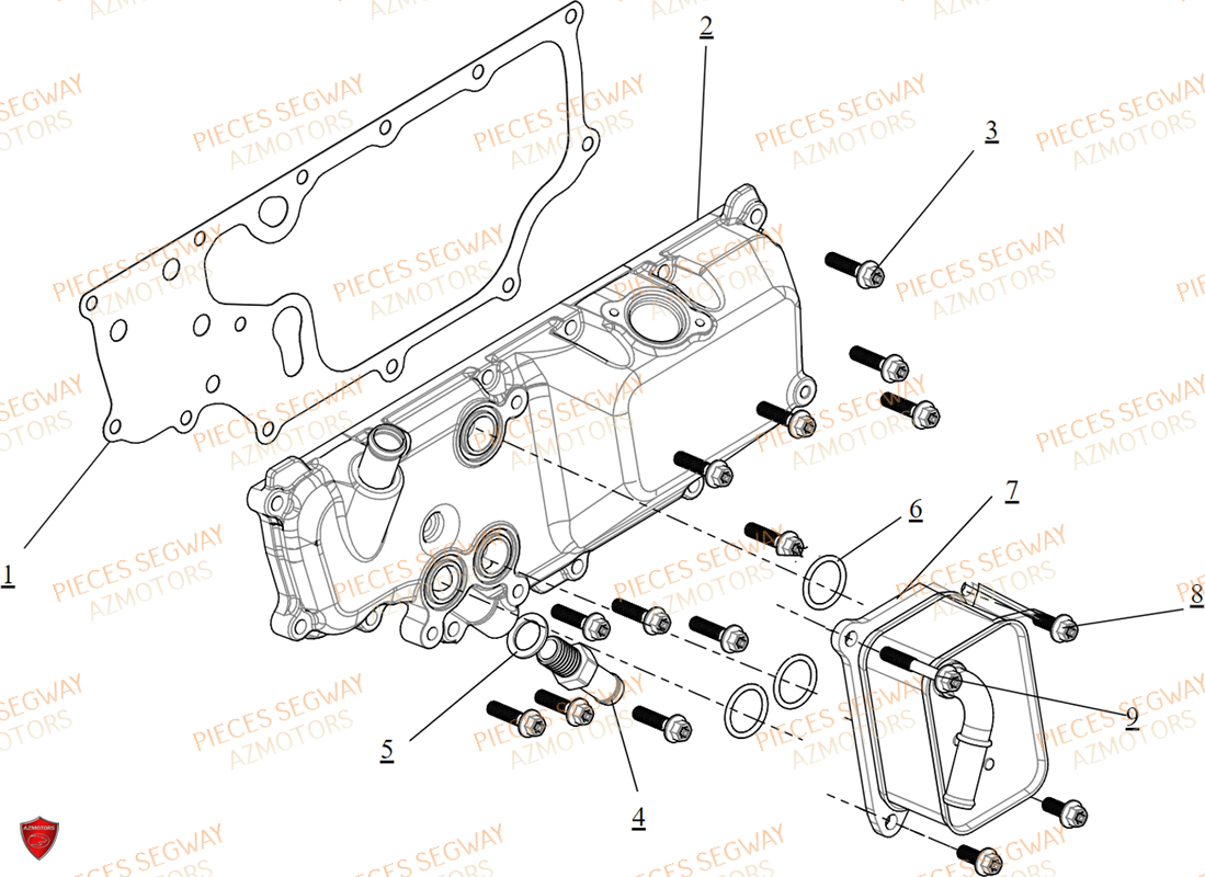 Cache Carter Inf SEGWAY Pièces BUGGY VILLAIN SX10E