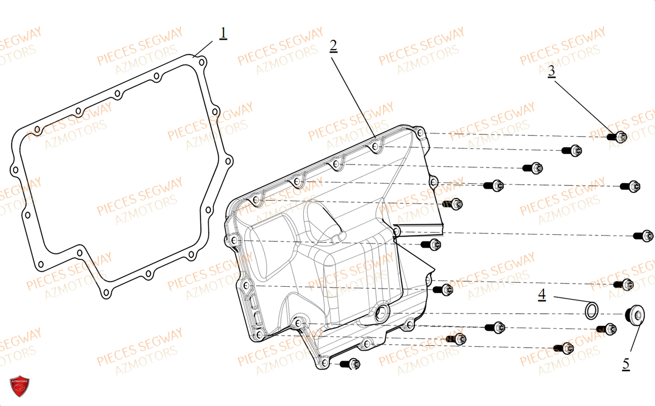 Carter D Huile SEGWAY Pièces BUGGY VILLAIN SX10E