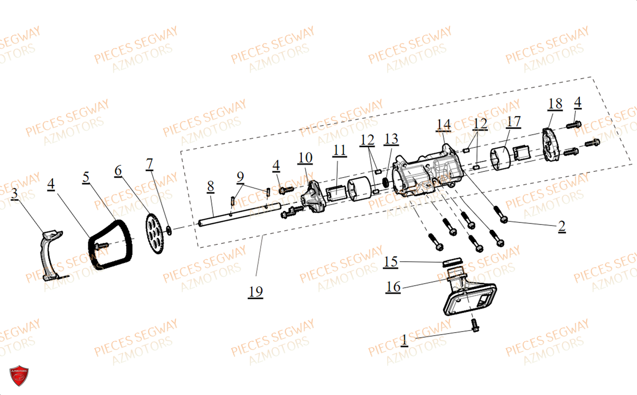 Lubrification SEGWAY Pièces BUGGY VILLAIN SX10E