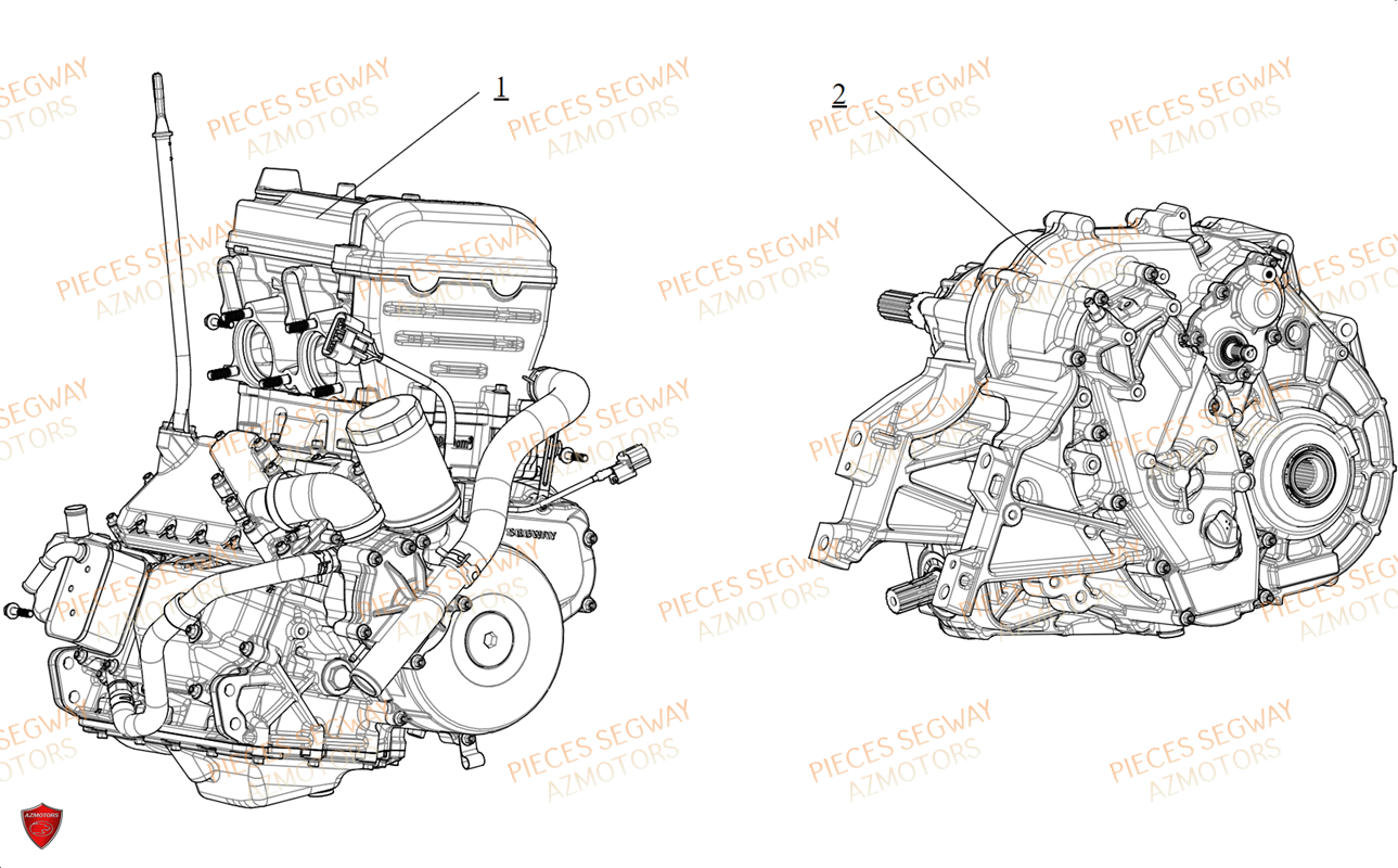 MOTEUR SEGWAY SX10E