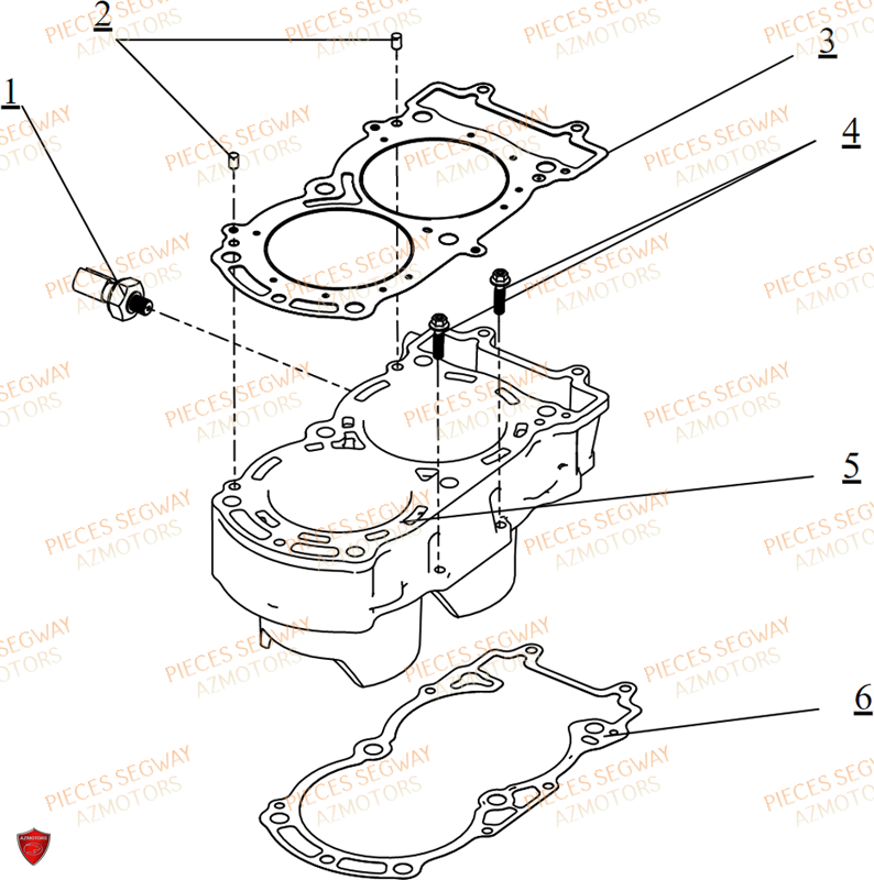 CYLINDRE SEGWAY SX10X