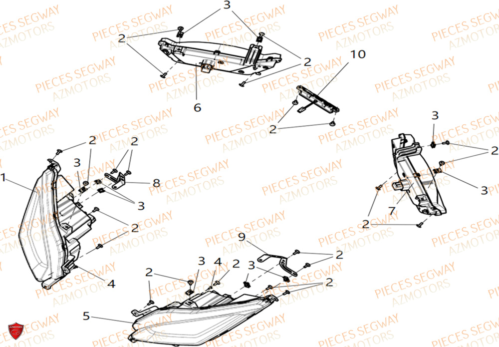 ECLAIRAGE SEGWAY SX10X 2024