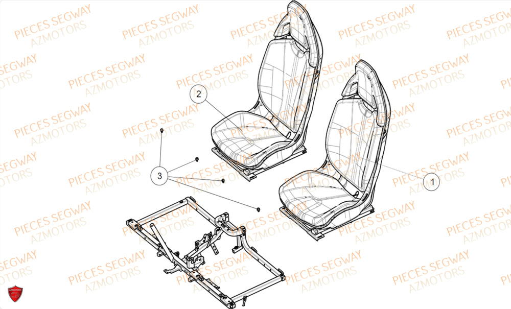 ENSEMBLE SIEGES SEGWAY SX10X 2024