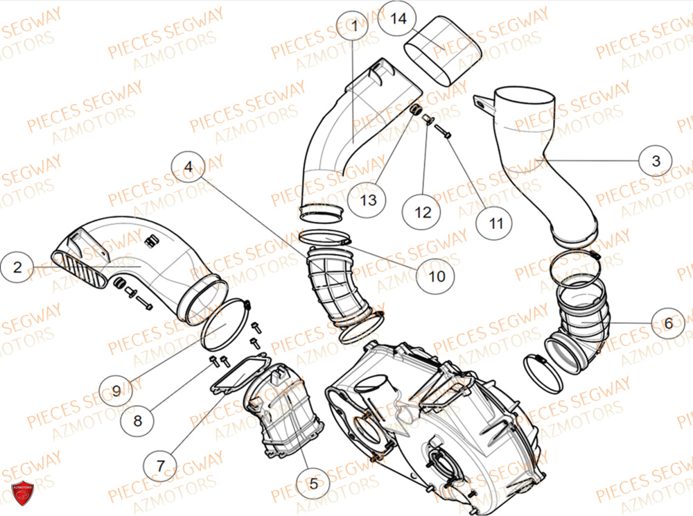 PRISES D AIR VARIATEUR SEGWAY SX10X 2024