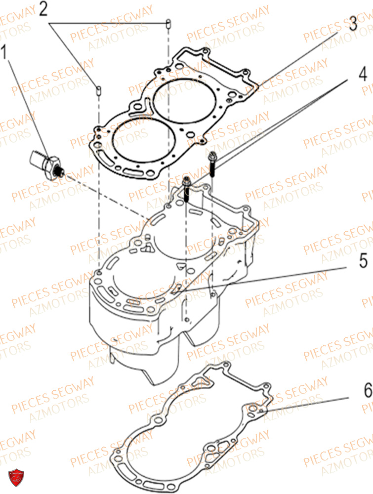 SOUS ENSEMBLE CYLINDRE SEGWAY SX10X 2024