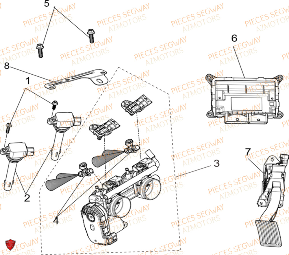 Systeme D Injection SEGWAY Pièces BUGGY VILLAIN SX10X 2024