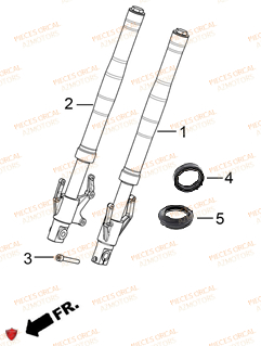 BRAS DE FOURCHE ORCAL TABOR 125 Euro5