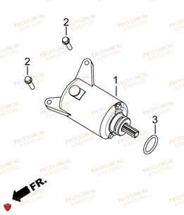 Demarreur ORCAL Pièces Orcal TABOR 125cc EURO5