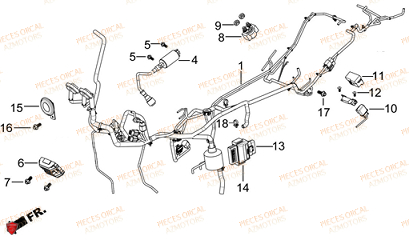 Electricite ORCAL Pièces Orcal TABOR 125cc EURO5