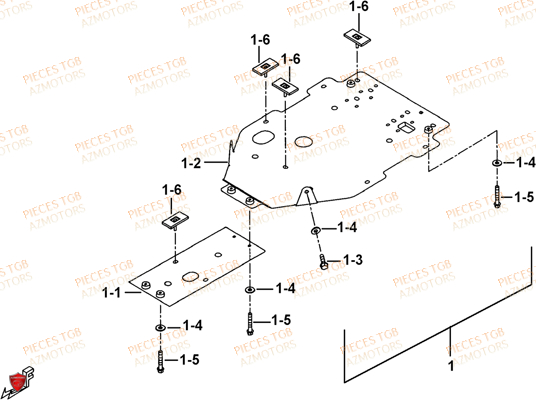 PROTECTIONS ALUMINIUM (OPTION) TGB TGB TARGET 460R