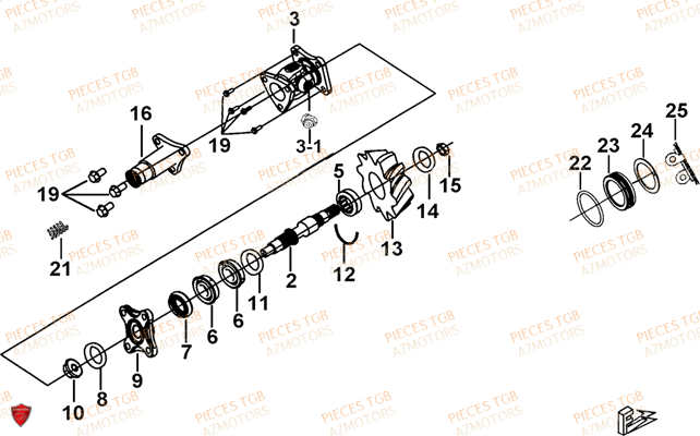 TRANSMISSION TGB TGB TARGET 460R