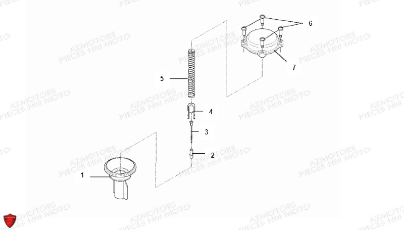 Carburateur Menbrane VENT PIECES HM LOCUSTA 125-200 (2011-2013)