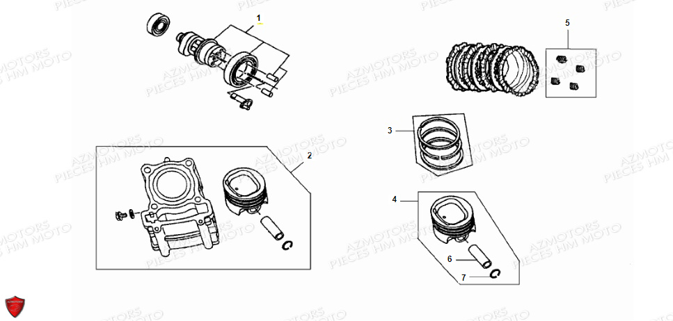 Option VENT PIECES HM LOCUSTA 125-200 (2011-2013)