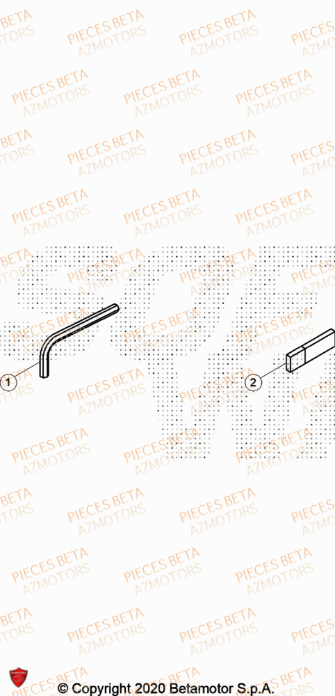 Outillage Special 1 BETA Pieces BETA TRIAL EVO 300 2T SS - (2024)