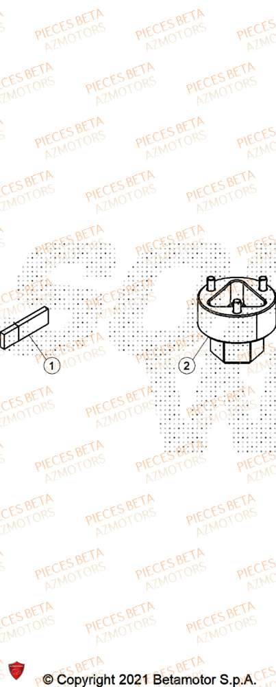 Outillage Special 1 BETA Pieces BETA TRIAL EVO 300 4T FACTORY - (2024)
