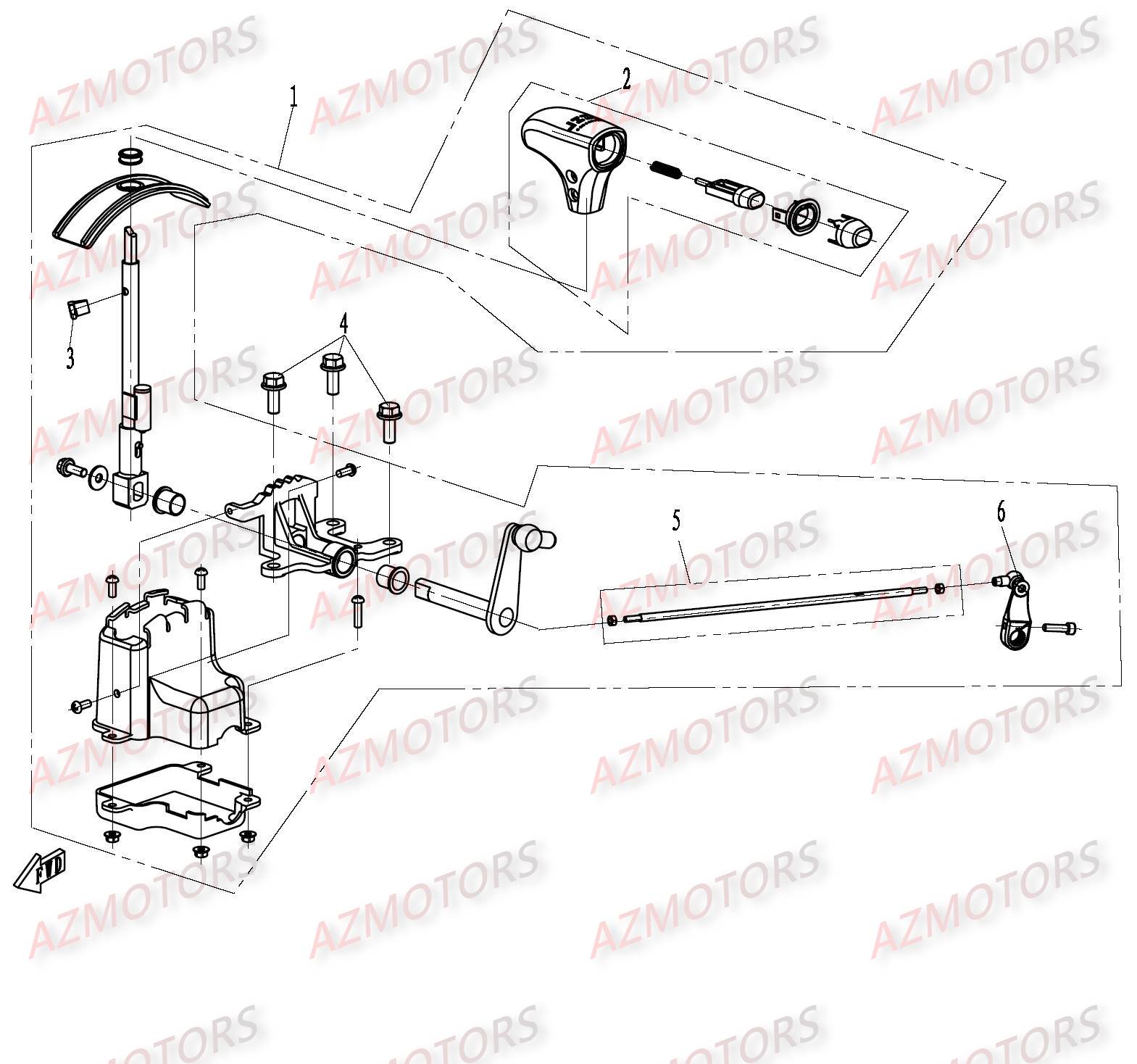 Selection CFMOTO Pièces Origine CFMOTO UFORCE 500/600