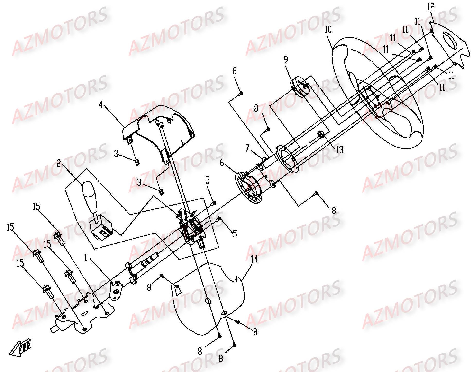 VOLANT CFMOTO UFORCE 500 600