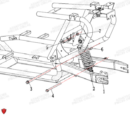 BRAS OSCILLANT ORCAL V28 2KW