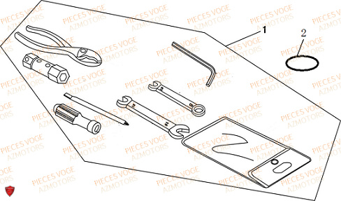 Trousse A Outils VOGE Pieces VOGE 125R EURO V