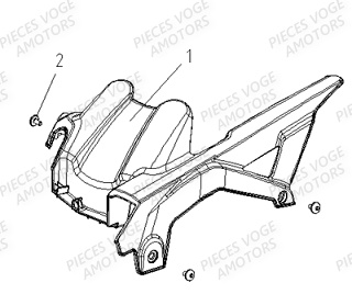 Carter De Chaine VOGE Pieces VOGE 300 ACX Euro5 - 2021