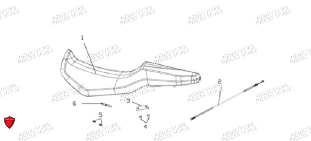 Selle VOGE Pieces VOGE 300 DS EU V