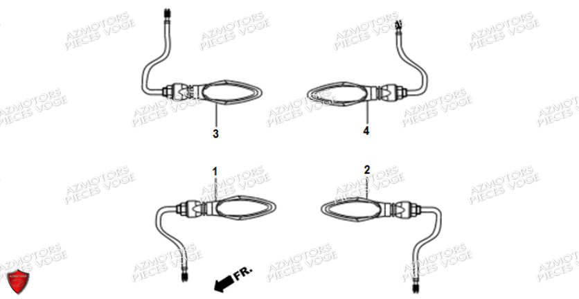 CLIGNOTANTS VOGE VOGE 300 RALLY E5