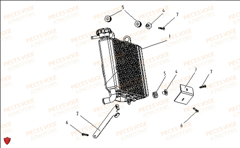 REFROIDISSEMENT VOGE VOGE 300 R EU5