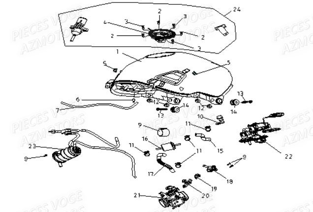 RESERVOIR VOGE VOGE 300 R EU5