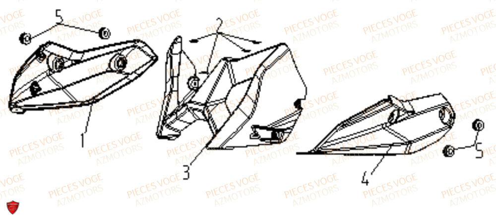 Sabot VOGE Pieces VOGE 300 R EU V