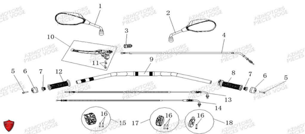 GUIDON VOGE VOGE 500 AC Euro 5