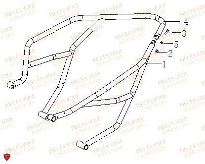 Protection Avant VOGE Pieces VOGE 500 DS EURO 5