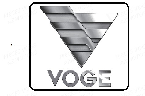 Stickers VOGE Pieces VOGE 500 R EU IV